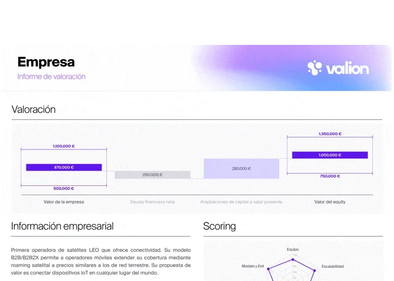 Informe de valoración de ejemplo